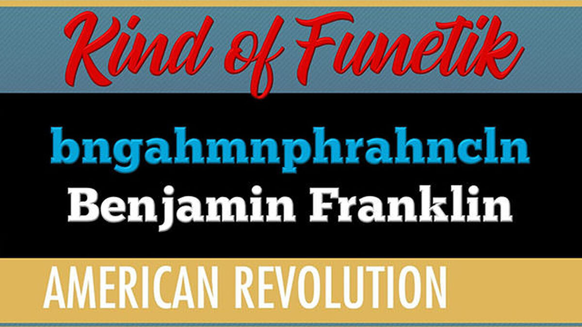Kind of Funetik American Revolution image number null